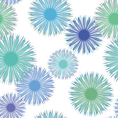 pattern of colorful flowers