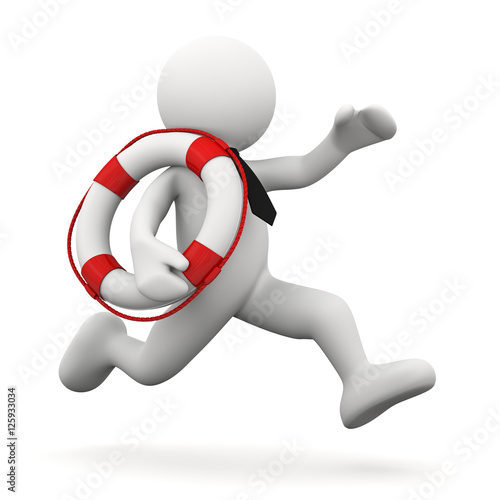 "omino 3d con salvagente in spalla" Stock photo and royalty-free images ...