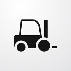 tractor icon illustration