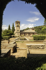 Fototapeta na wymiar Alhambra, El Partal