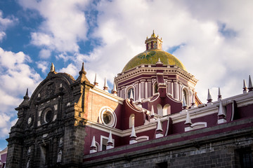 Dome of Puebla Cathedral  - Puebla, Mexico