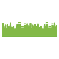 Naklejka premium Tower building icon. City architecture urban and construction theme. Vector illustration