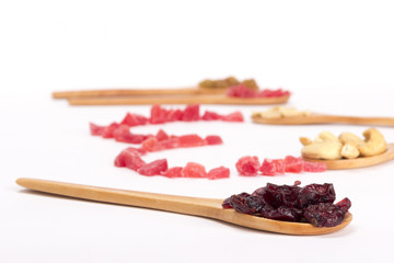Dried Super Health Food, Selective focus and small depth of field