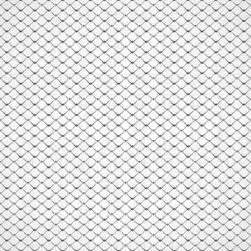 Realistic Steel Netting, chain-link fencing, rabitz grid, isolated vector, seamless background