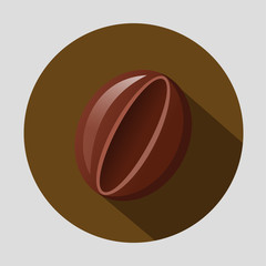 coffee corn vector icon