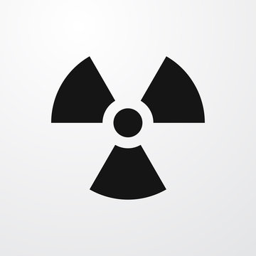 radiation icon illustration