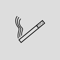 smoke vector icon. sigarette
