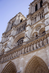Notre Dame - famous Paris cathedral, France