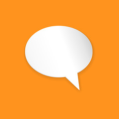 Speech Bubble Background. Vector Illustration