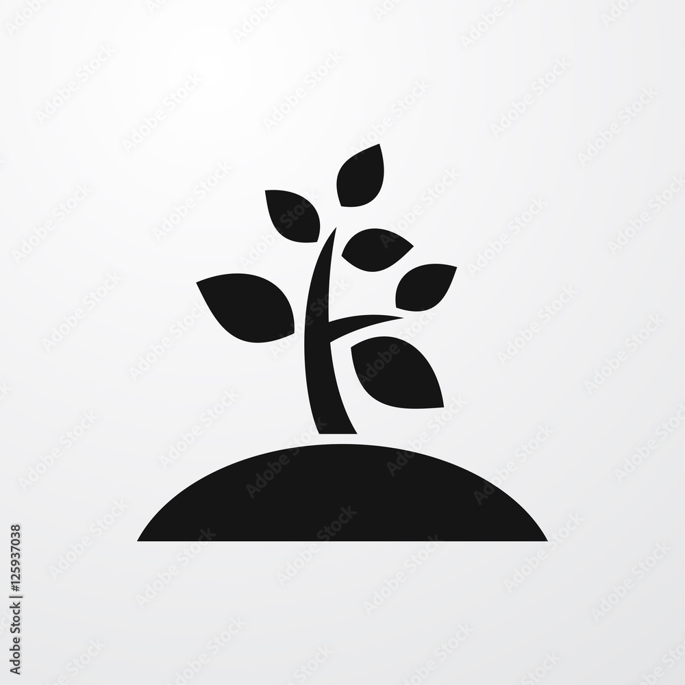 Canvas Prints plant icon illustration