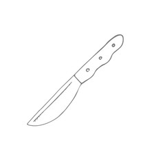 knife scetch. vector