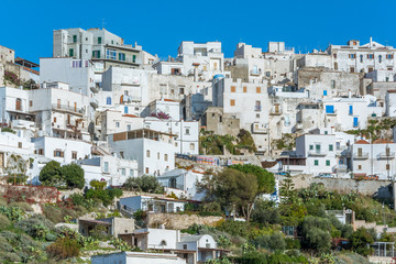 Scenic view of Peschici, Foggia Province, Puglia (Italy)
