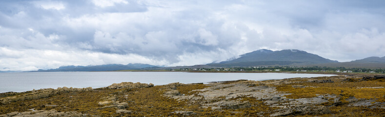 Fototapeta na wymiar Broadford bay panorama, Isle of Skye, Scotland