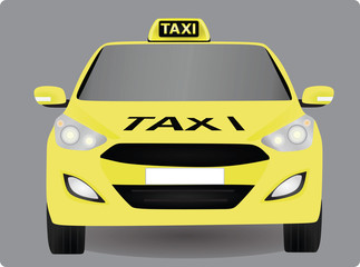 Taxi car vector