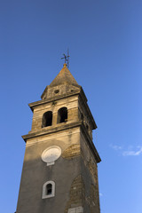 Church tower in Motovun, Istria - Croatia