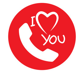 I Love You Phone Icon