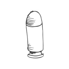 bullet scetch. vector
