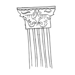 molding scetch. vector