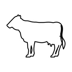 Beet icon. Livestock animal life nature and fauna theme. Vector illustration