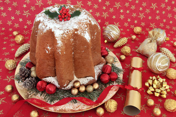 Italian Pandoro Christmas Cake
