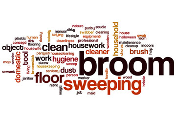 Broom word cloud