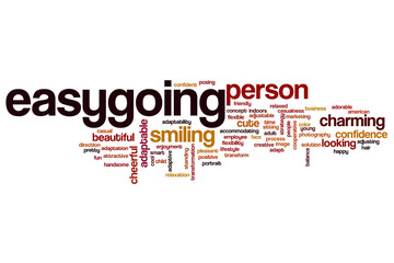 Easygoing word cloud