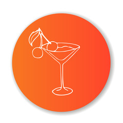 cocktail vector scetch 