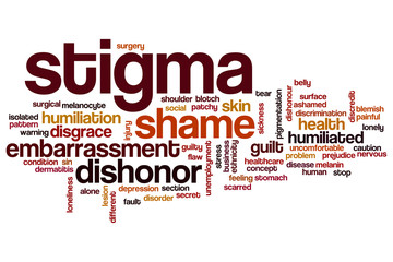 Stigma word cloud