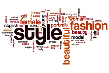 Style word cloud