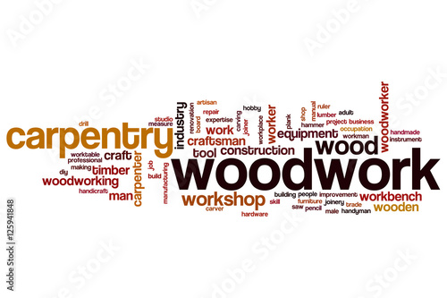 "Woodwork word cloud" Stock photo and royalty-free images on Fotolia
