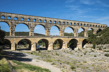 Fototapeta na wymiar Pont du Gard ( Francia )
