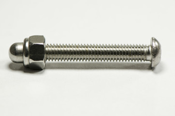 Bolt with nut of stainless steel