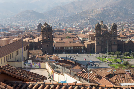 Cuzco tejados plaza de armas