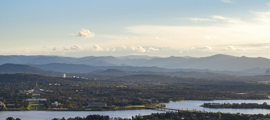 View of Canberra city