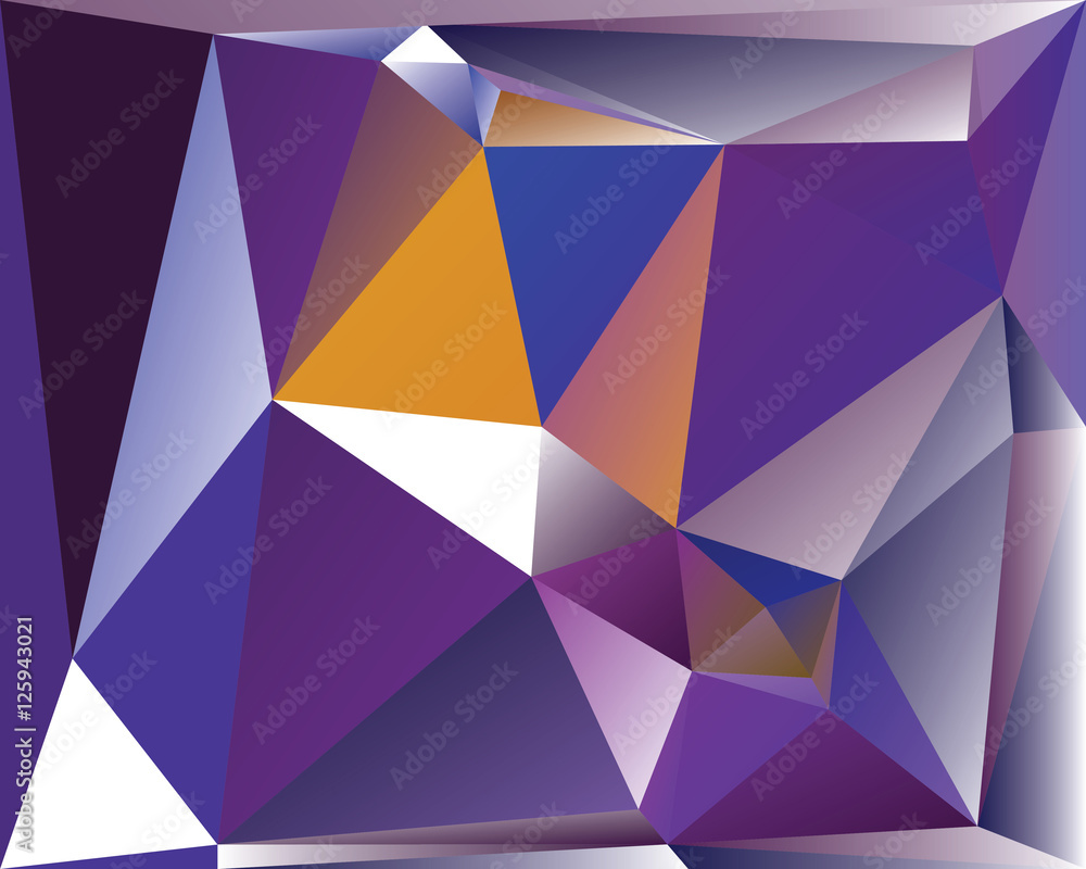 Wall mural Polygonal Abstract Background