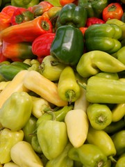 Obraz na płótnie Canvas multicolor tasty peppers