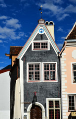 façade de maison à Tallinn