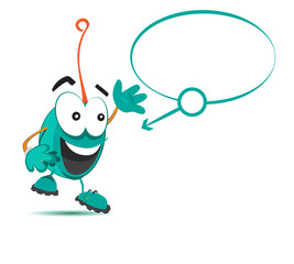 Character Design with Speech Bubble