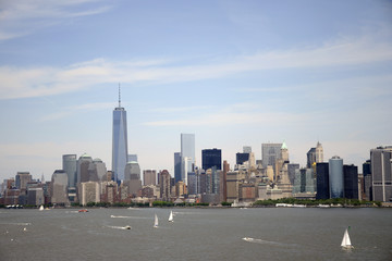 Obraz premium New York City USA Skyline Big Apple River view