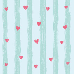 Golden sparkling shiny confetti hearts