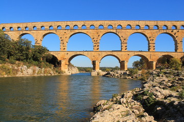 Fototapeta premium Le Pont du Gard en France