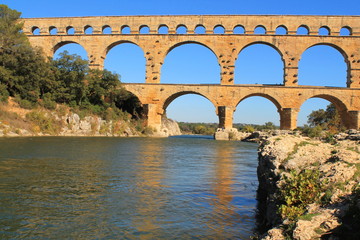 Fototapeta premium Le Pont du Gard en France