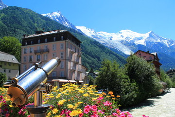 Chamonix Mont-blanc  - obrazy, fototapety, plakaty
