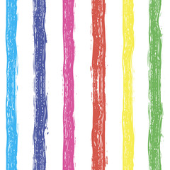 Fototapeta premium Hand painted brush strokes seamless pattern