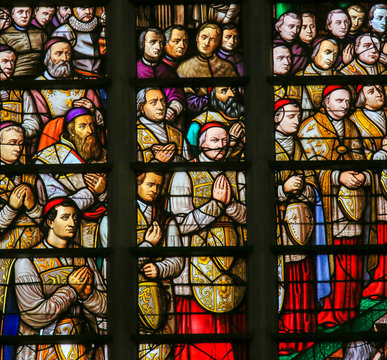 Stained Glass in Mechelen Cathedral