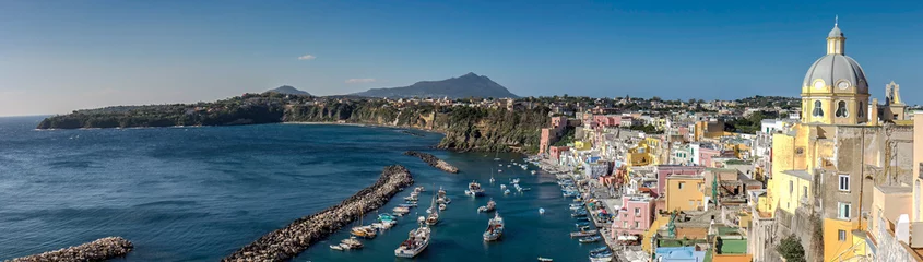 Abwaschbare Fototapete Neapel Corricella Village, Insel Procida, Neapel, Italien