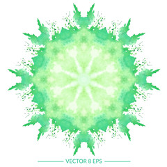 Vector watercolor mandala