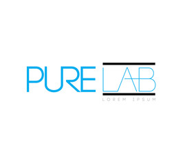 Pure Lab Concept  Logo Design