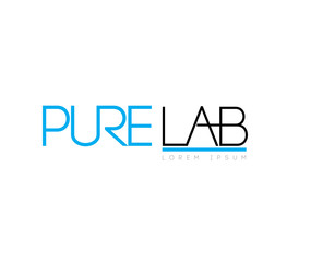 Pure Lab Concept  Logo Design