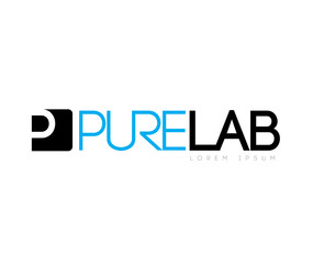Pure Lab Concept  Logo Design